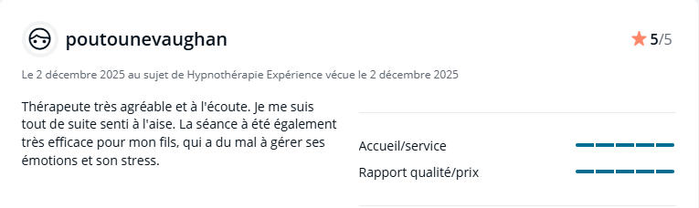 Témoignage poutoune stress anxiété